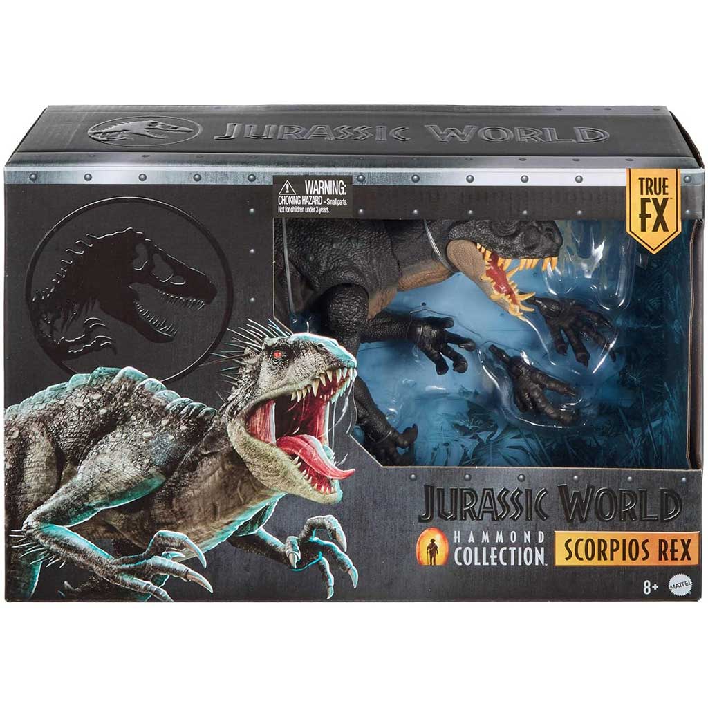 Jurassic World: Hammond Collection - Scorpius Rex динозавър - Mattel изображение 1
