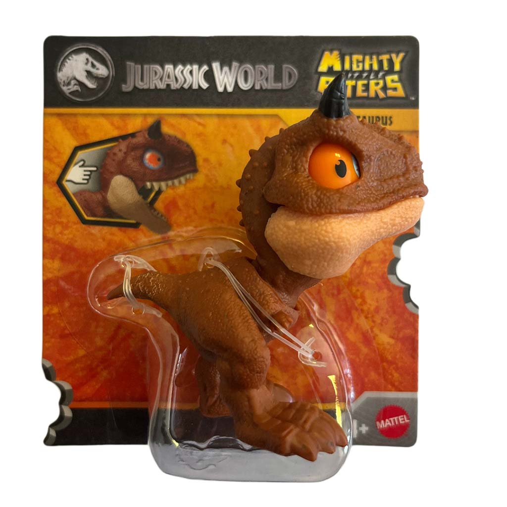 Jurassic World: Хапещ мини Карнотавр фигура - Mattel изображение 1