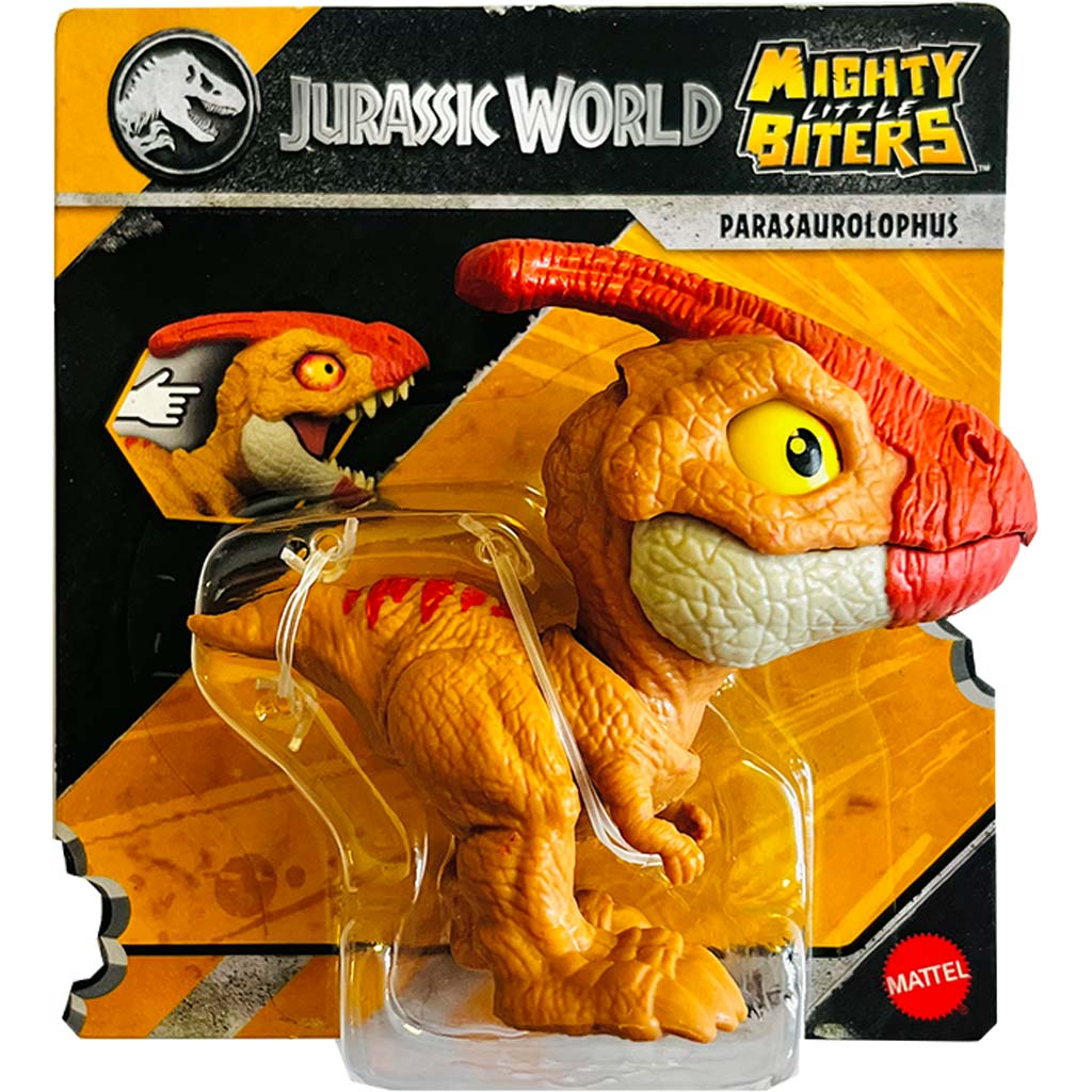 Jurassic World: Хапещ мини Parasaurolophus фигура - Mattel изображение 1