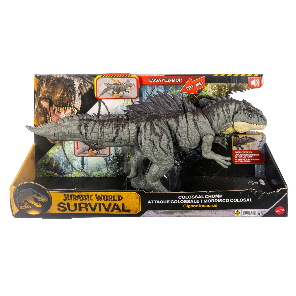 Jurassic World Колосален Нападател Гигантозавър - Mattel изображение 1