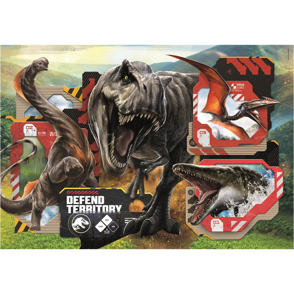 Jurassic World Maxi Super Color 24бр. пъзел - Clementoni изображение 2