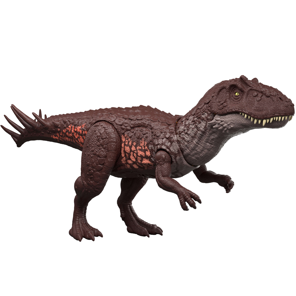 Jurassic World: Метриакантозавър атакуващ динозавър със звук и светлина – Mattel изображение 2
