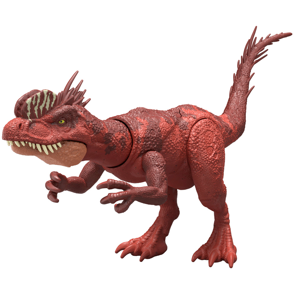 Jurassic World: Нападателен динозавър Дилофозавър - Mattel изображение 2