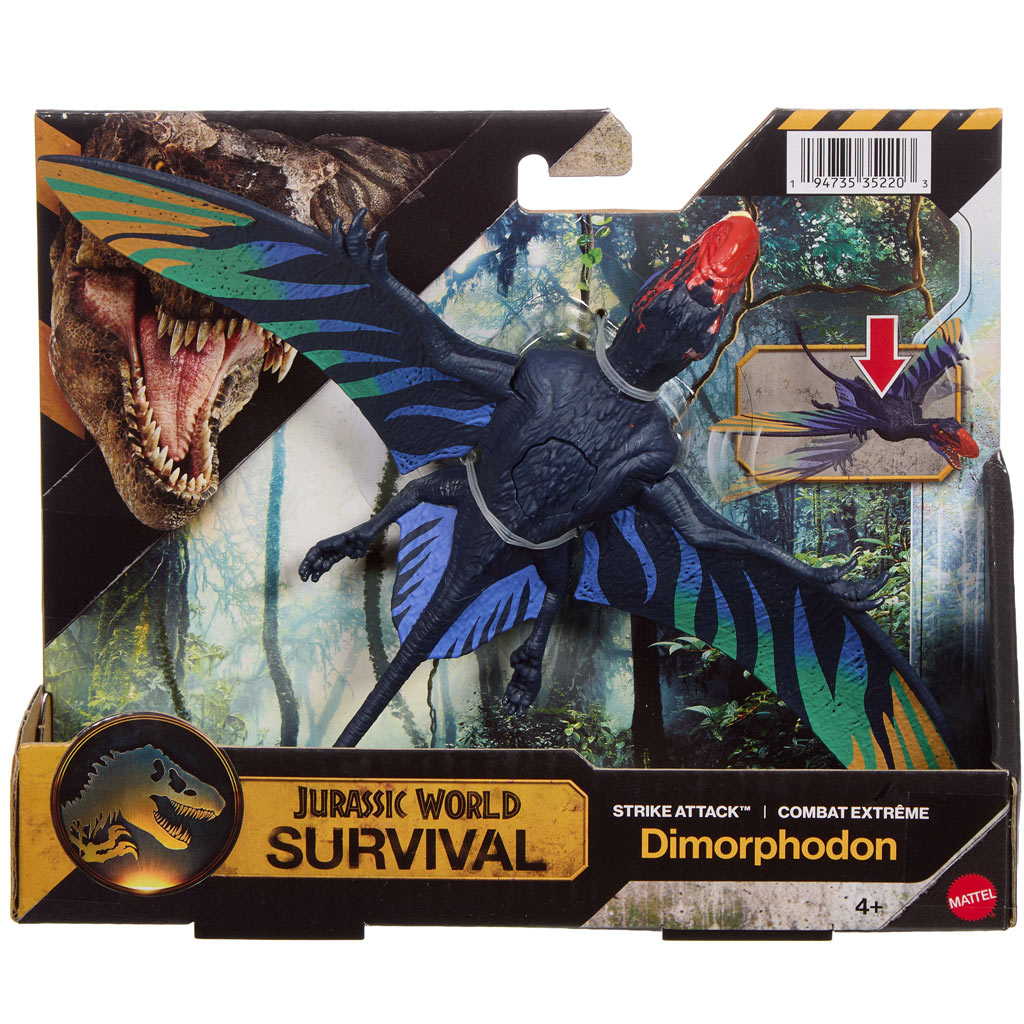 Jurassic World: Нападателен динозавър Dimorphodon - Mattel изображение 1