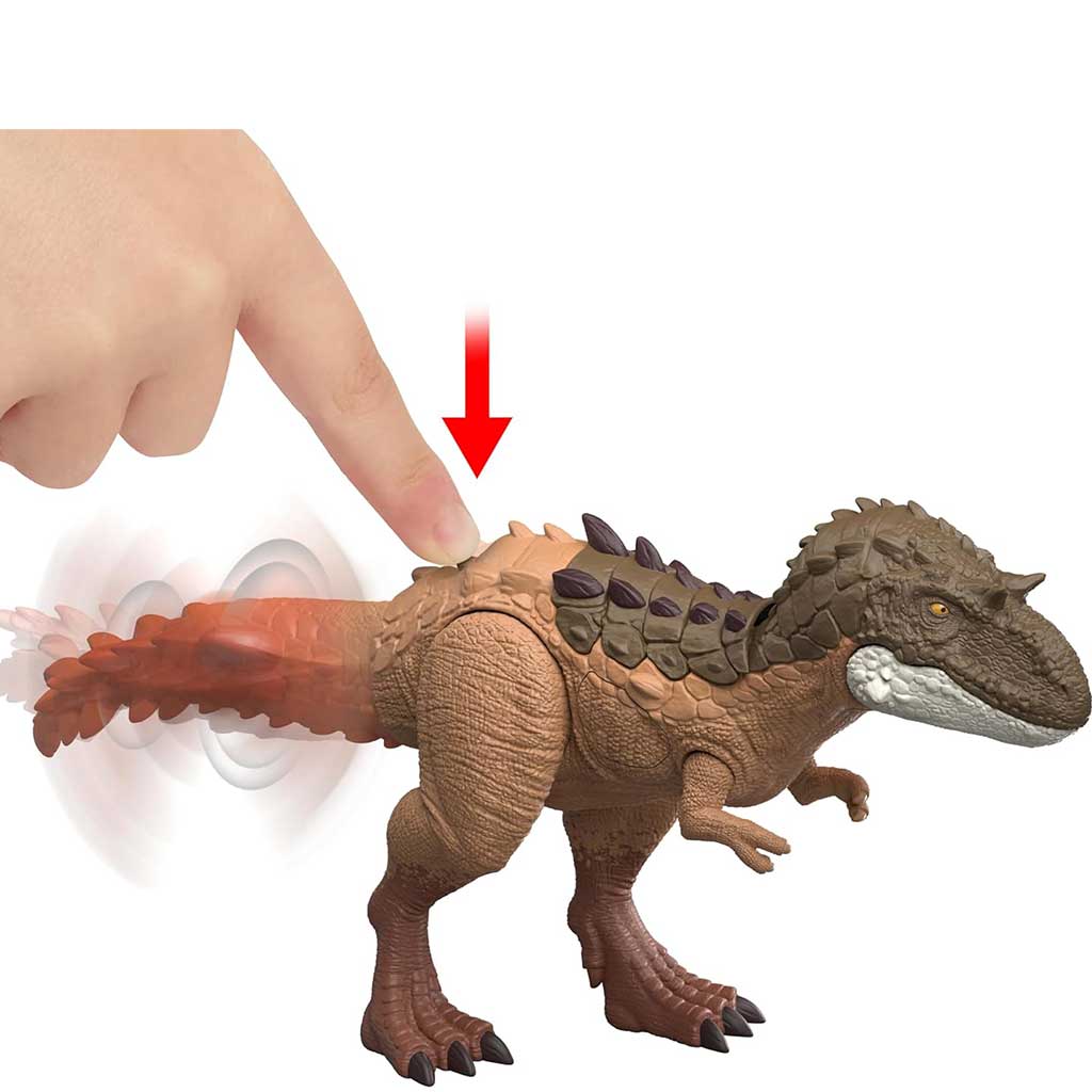 Jurassic World: Огромен атакуващ Горгозавър динозавър със звук - Mattel изображение 3