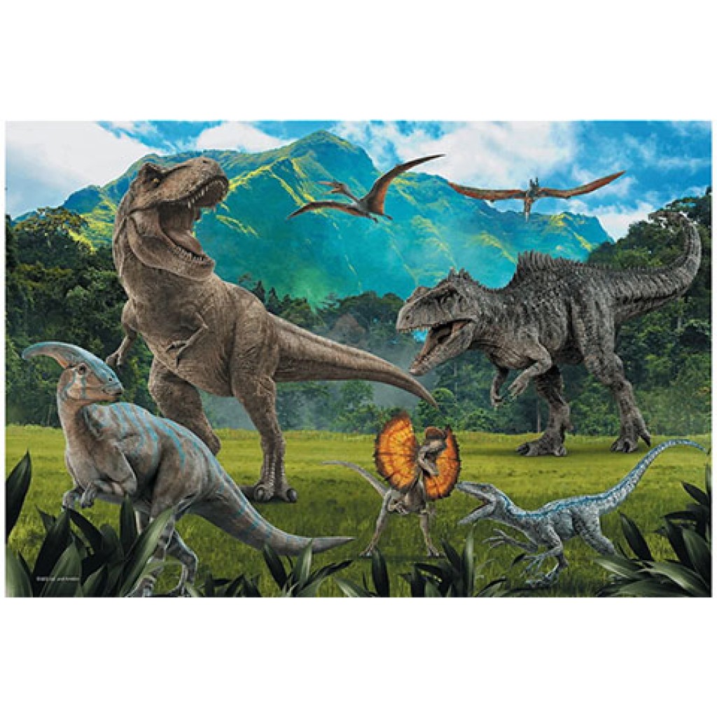 Jurassic World: Пъзел с динозаври от Jurassic Park 100 части - Trefl изображение 2