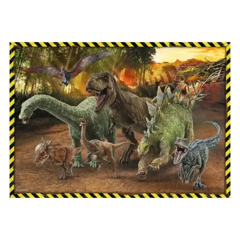 Jurassic World: Пъзел с динозаври от Jurassic Park 200 части - Trefl изображение 2