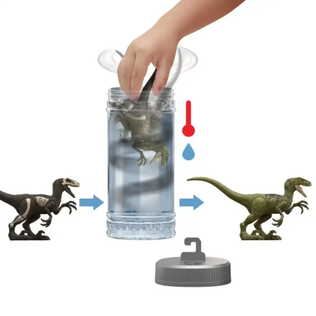 Jurassic World Reveal динозавър изненада комплект - Mattel изображение 2