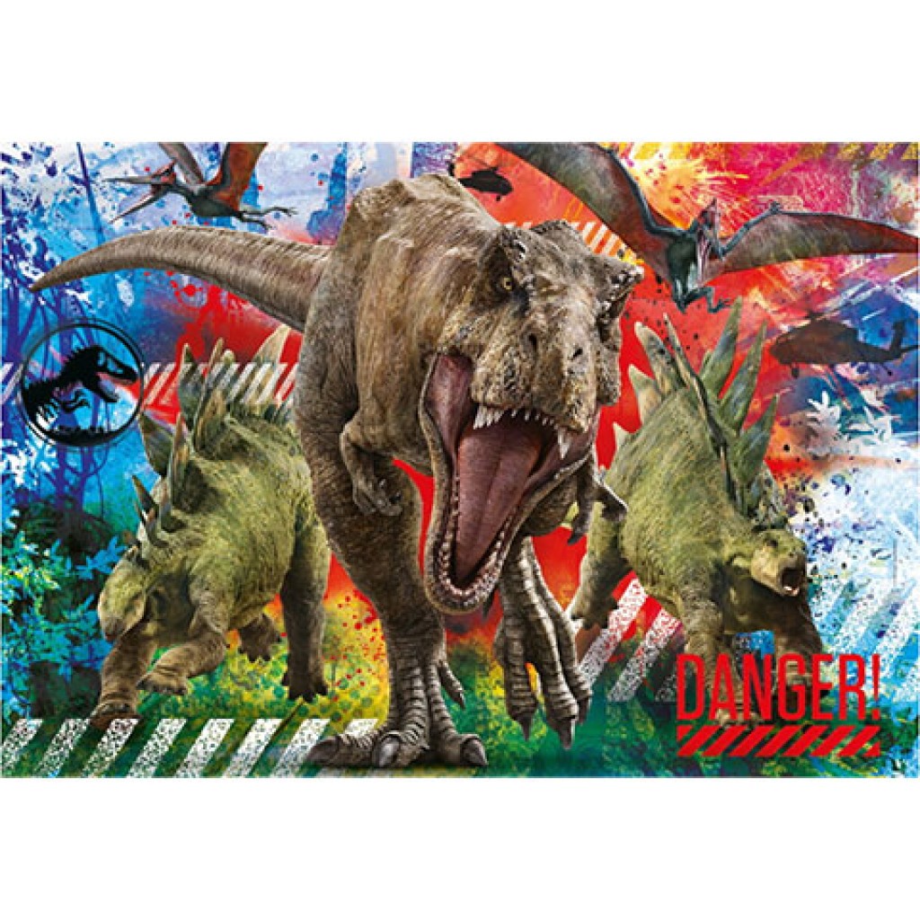 Jurassic World Supercolor 180 части пъзел - Clementoni изображение 2
