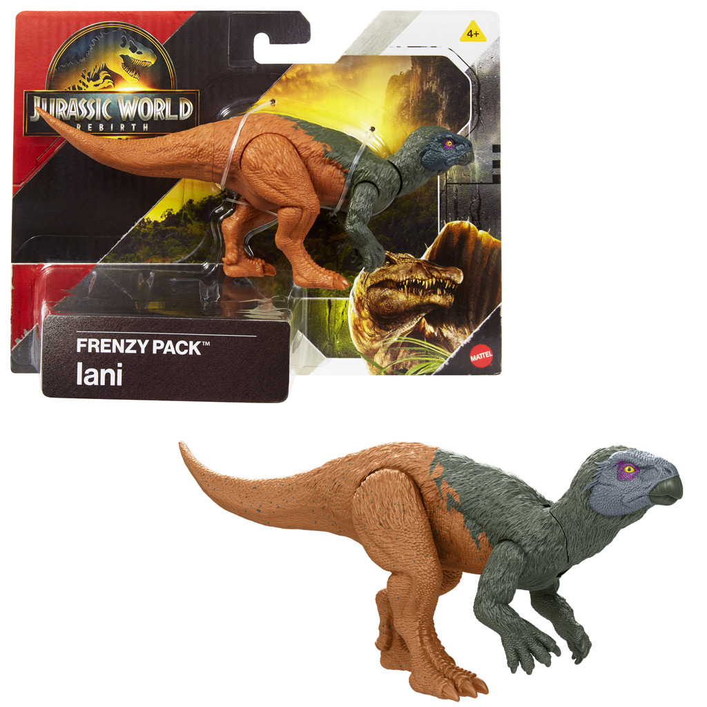 Jurassic World: Възраждане на Frenzy pack Lani динозавър фигура - Mattel изображение 1