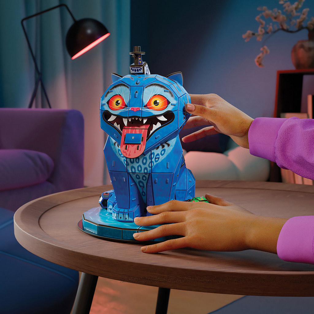 K-Pop Demon Hunters – Derpy тигър и Sussie птица 4D пъзел - Spin Master изображение 3