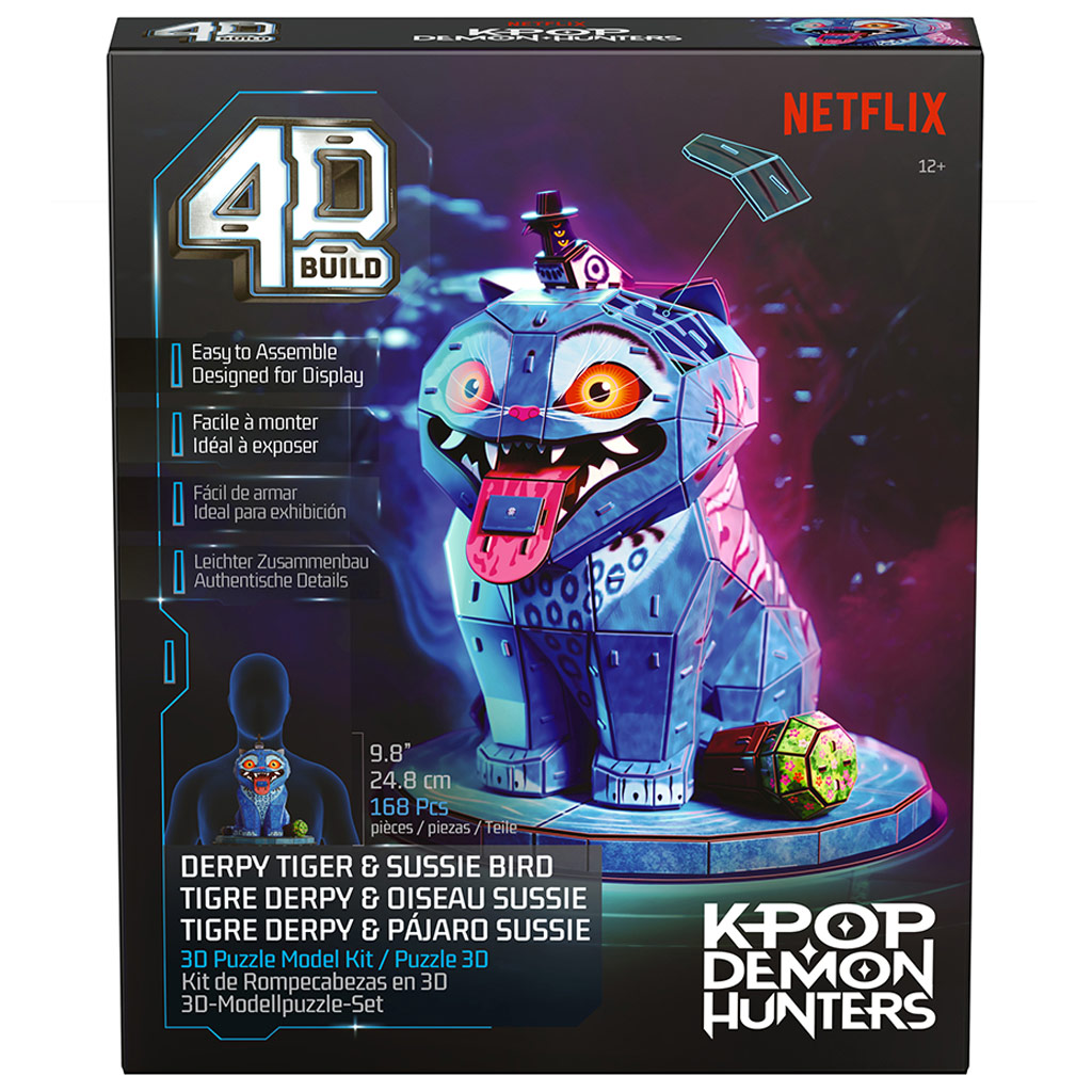 K-Pop Demon Hunters – Derpy тигър и Sussie птица 4D пъзел - Spin Master изображение 7