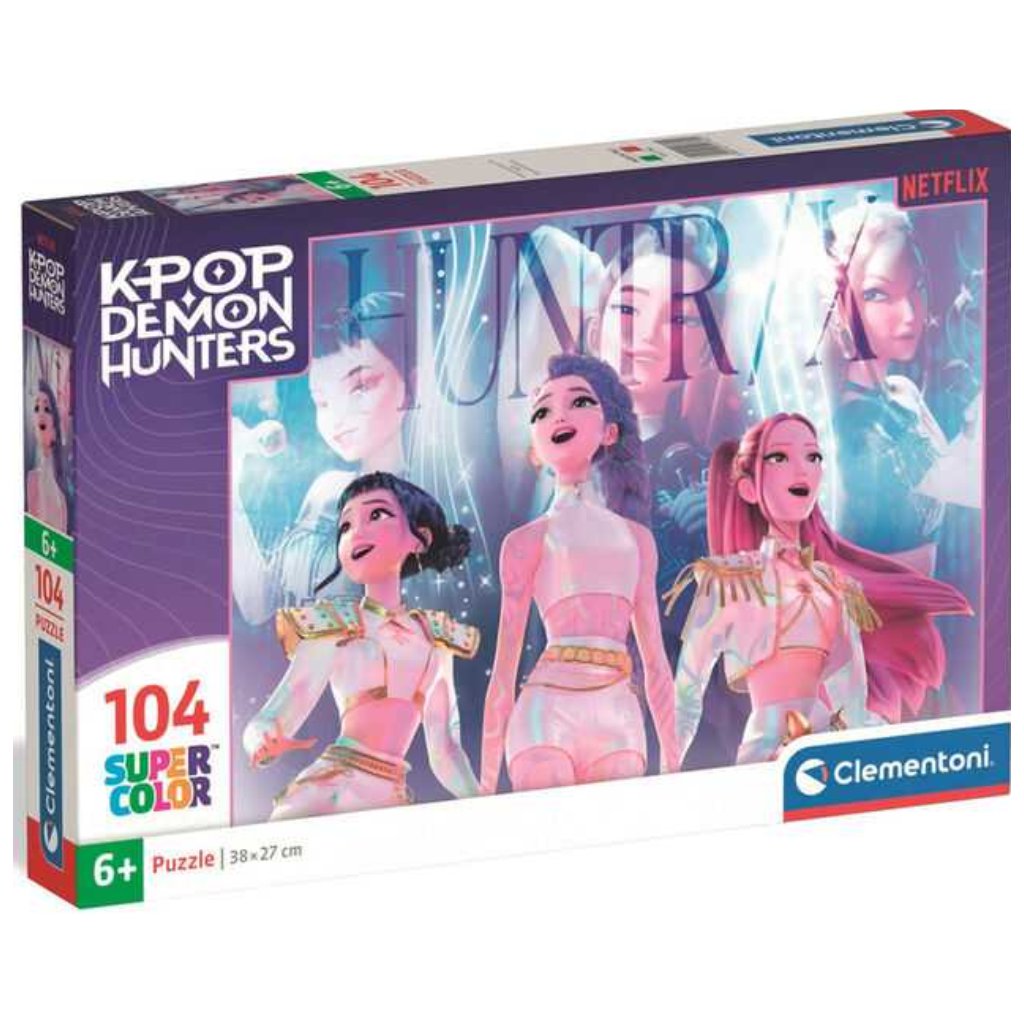 K-pop демон ловци Super Color пъзел 104 части изображение 1
