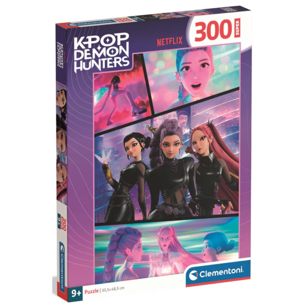 K-pop демон ловци Super пъзел 300 бр. - Clementoni изображение 1