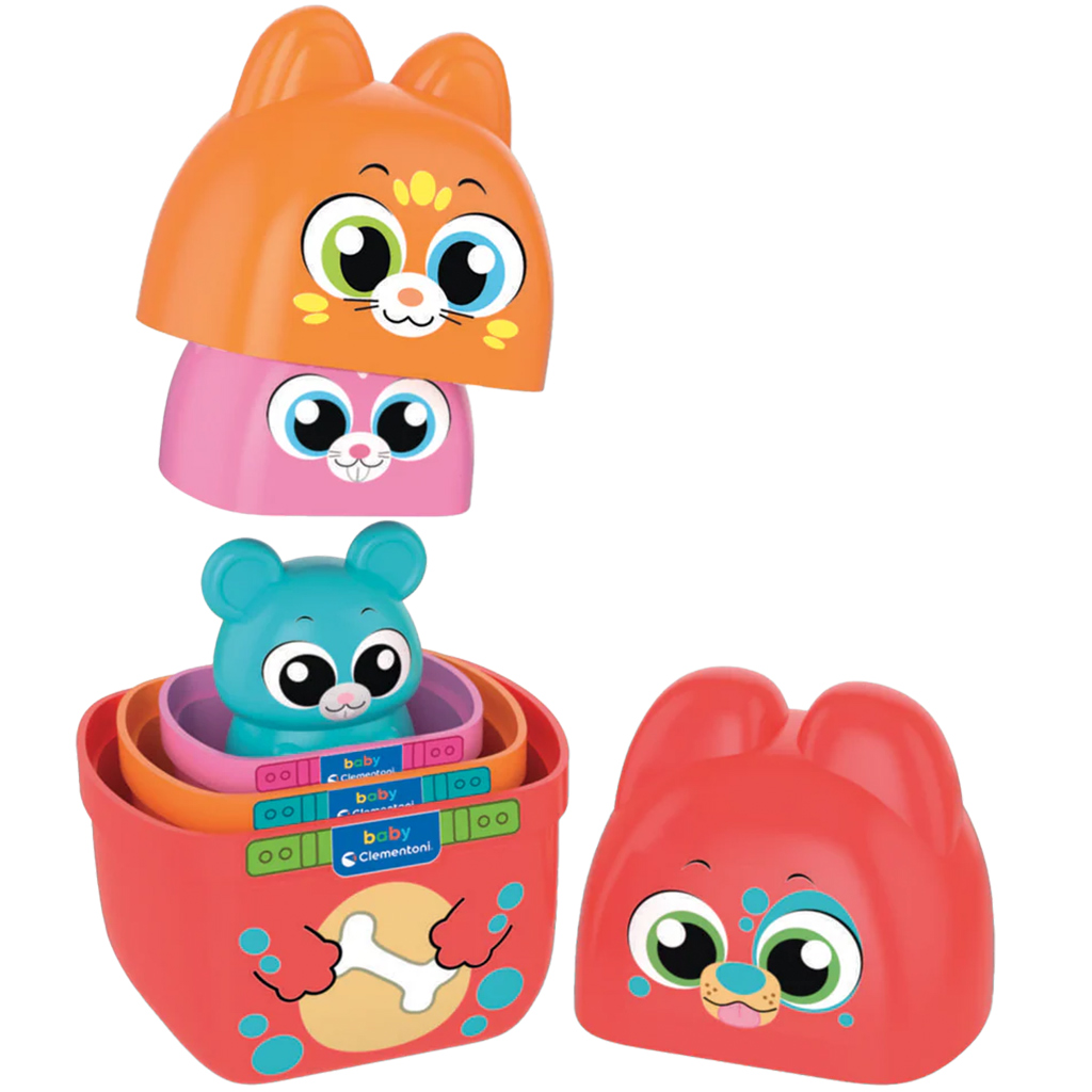 Какво има в него? играчки с животински фигурки - Clementoni Baby изображение 2