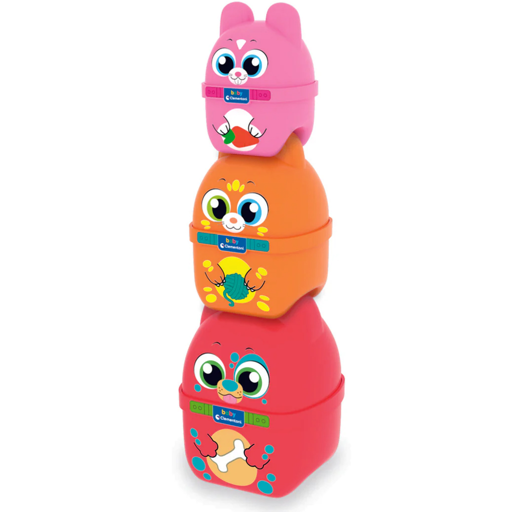 Какво има в него? играчки с животински фигурки - Clementoni Baby изображение 3