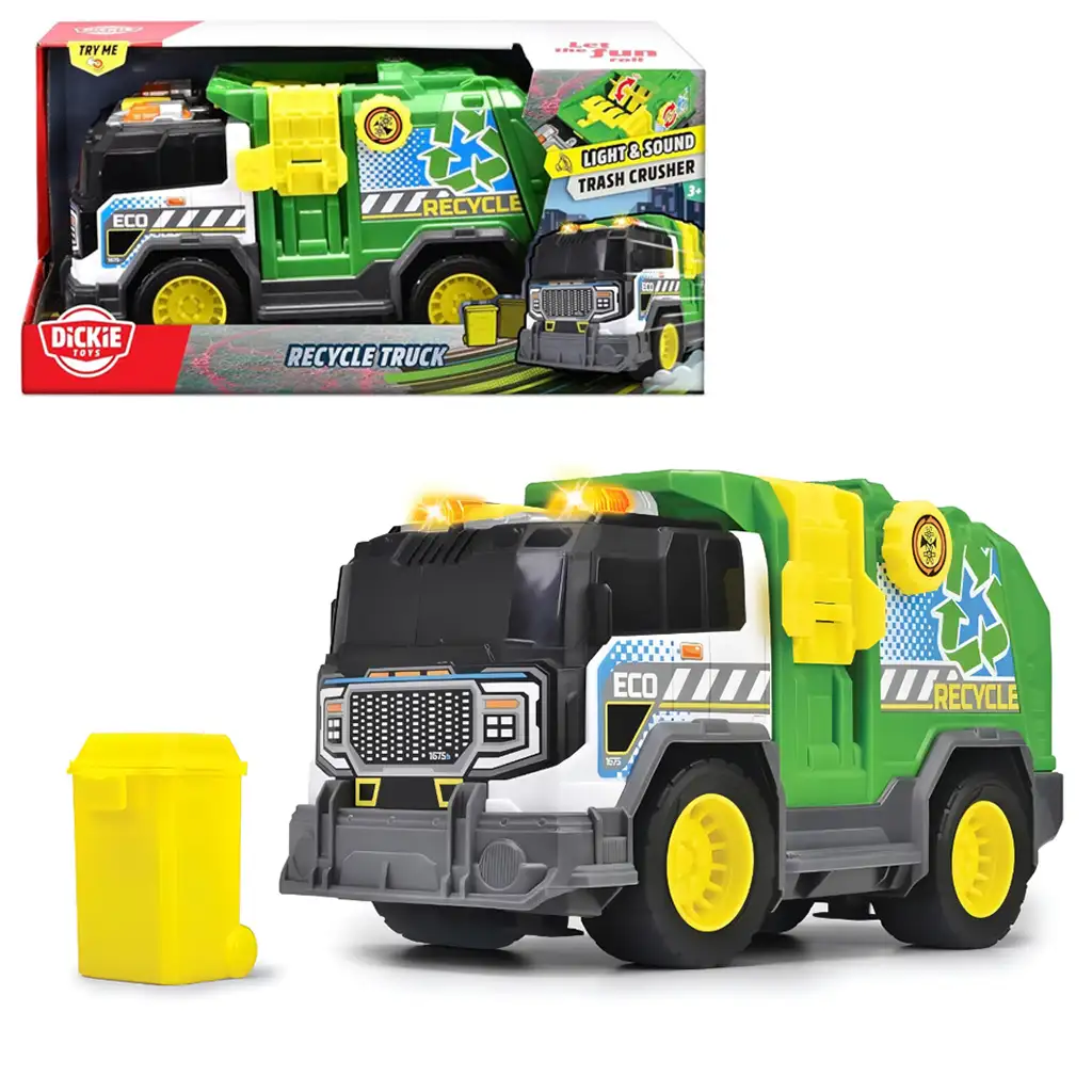 Камион за смет с ефекти на светлина и звук 30см - Dickie Toys изображение 1