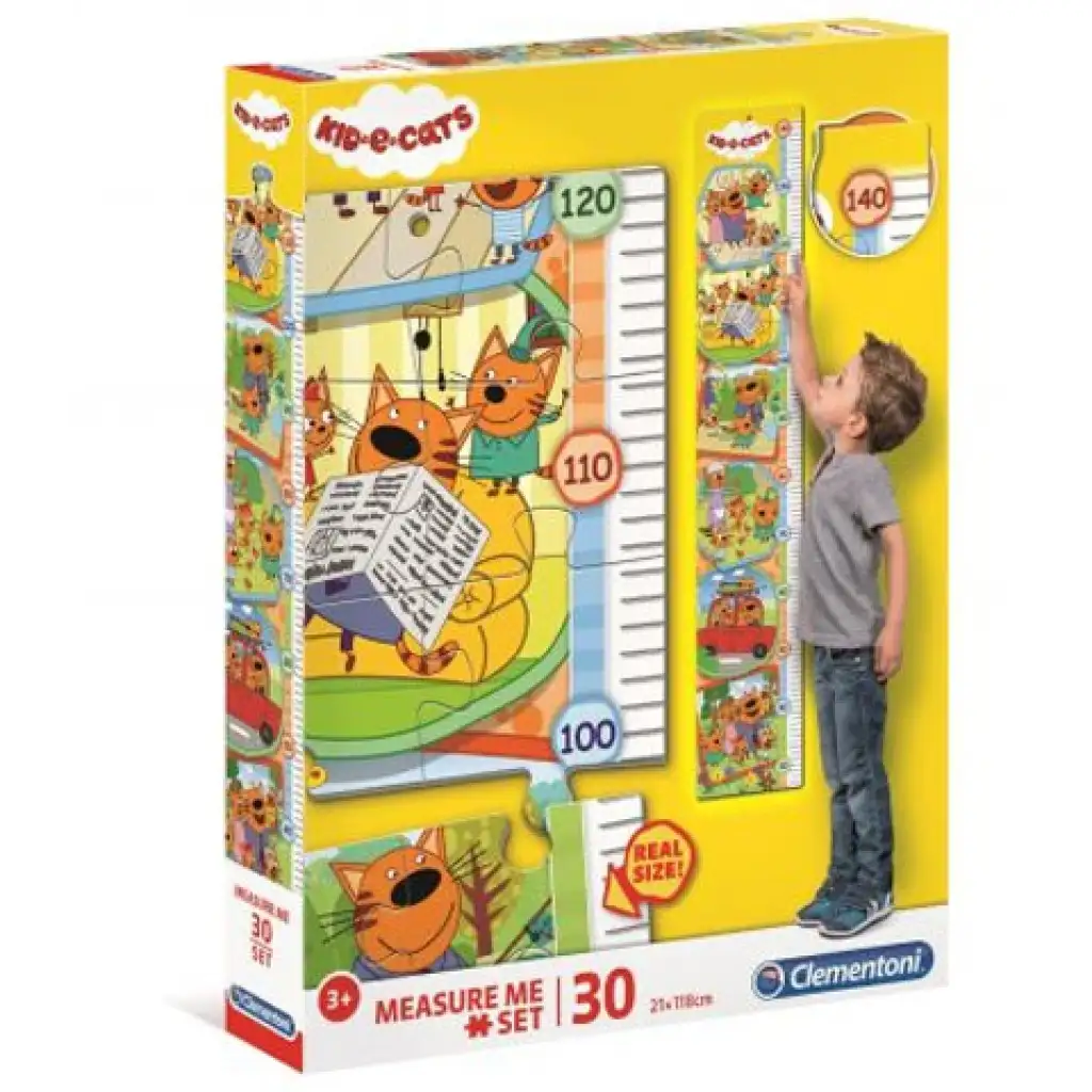 Kid&Cats Височиномер пъзел 30бр. - Clementoni изображение 1