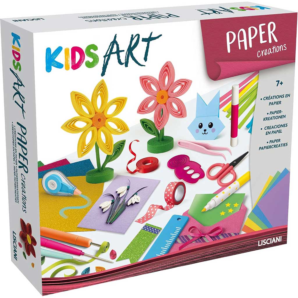 Kids Art: Цветни хартиени творби креативен комплект - Lisciani изображение 1