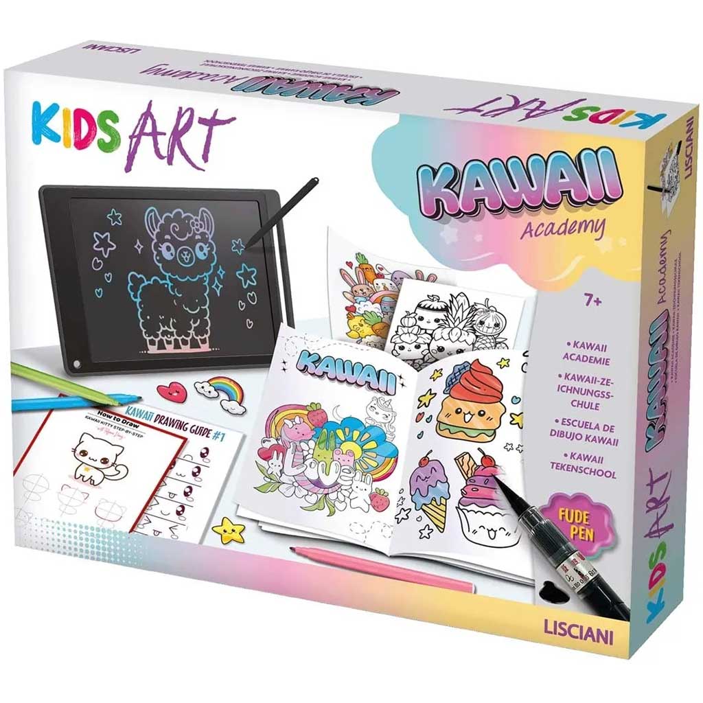 Kids Art: Kawaii Academy креативна оцветяваща книга - Lisciani изображение 1