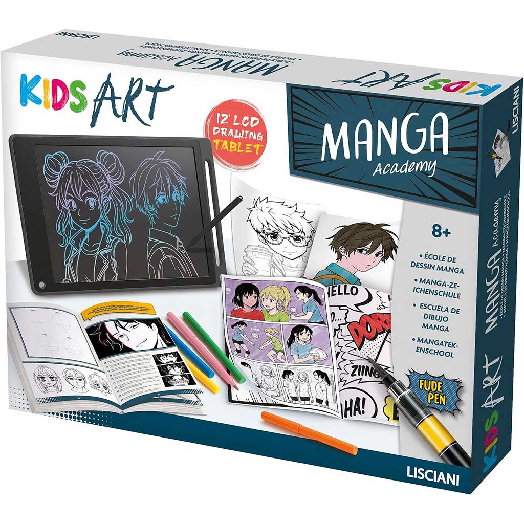 Kids Art: Manga Academy креативна оцветяваща книга - Lisciani изображение 1