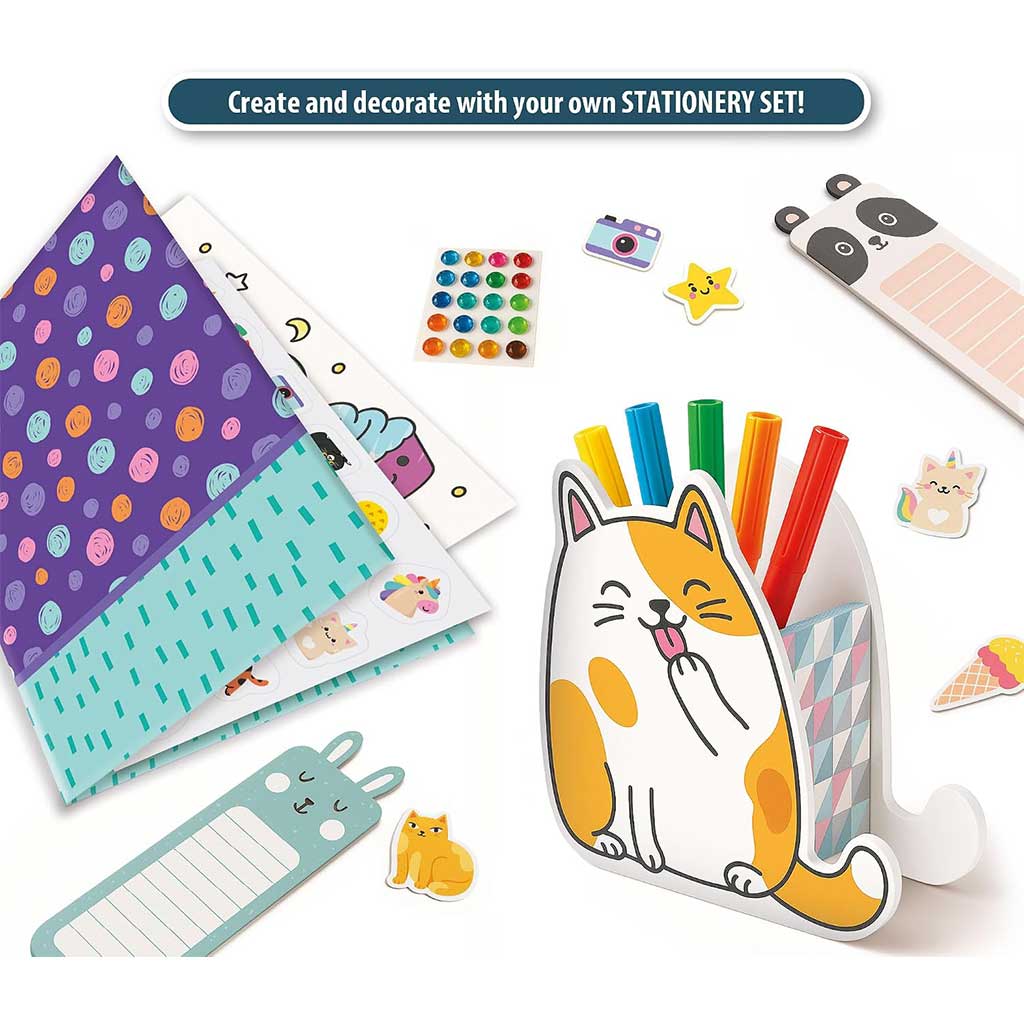 Kids Art: Super Stationery Kit креативен комплект за игра - Lisciani изображение 3