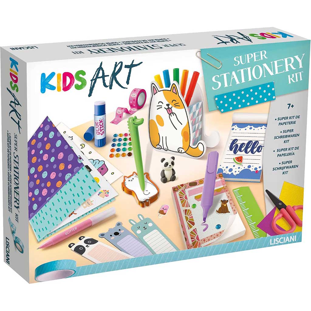 Kids Art: Super Stationery Kit креативен комплект за игра - Lisciani изображение 1
