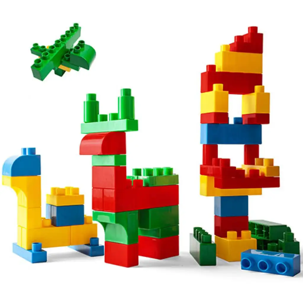 Kids Bloks строителни елементи 50бр. комплект - Wader изображение 2