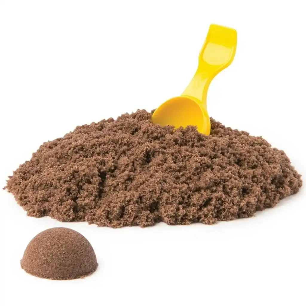 Kinetic Sand: Кутия за сладолед с кафява пясъчна глина - Spin Master изображение 2