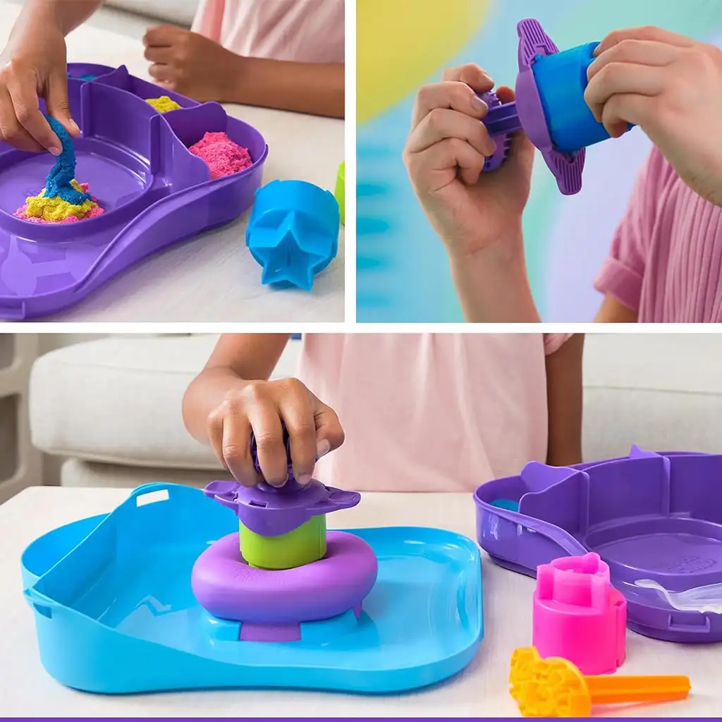 Kinetic Sand: SquishMotion пясъчна глина 454г - Spin Master изображение 3