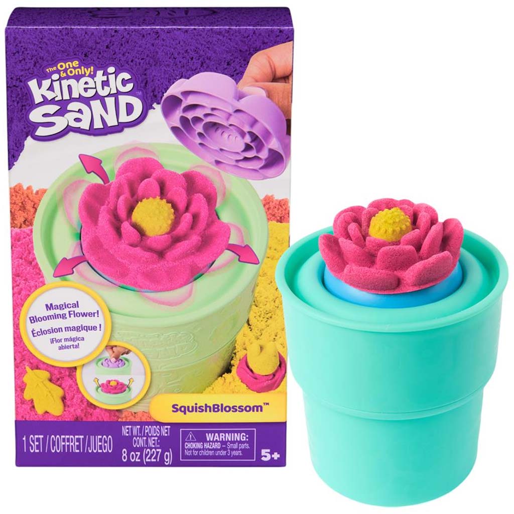 Кинетичен пясък: Squish Blossom магическо цвете комплект за пясъчна глина – Spin Master изображение 1
