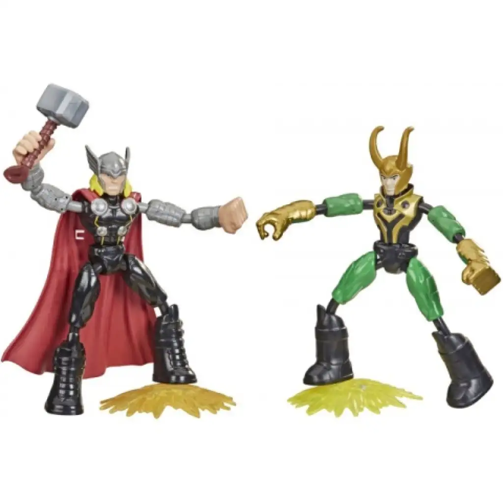 Комплект фигури Bend and Flex Thor срещу Loki - Hasbro изображение 2