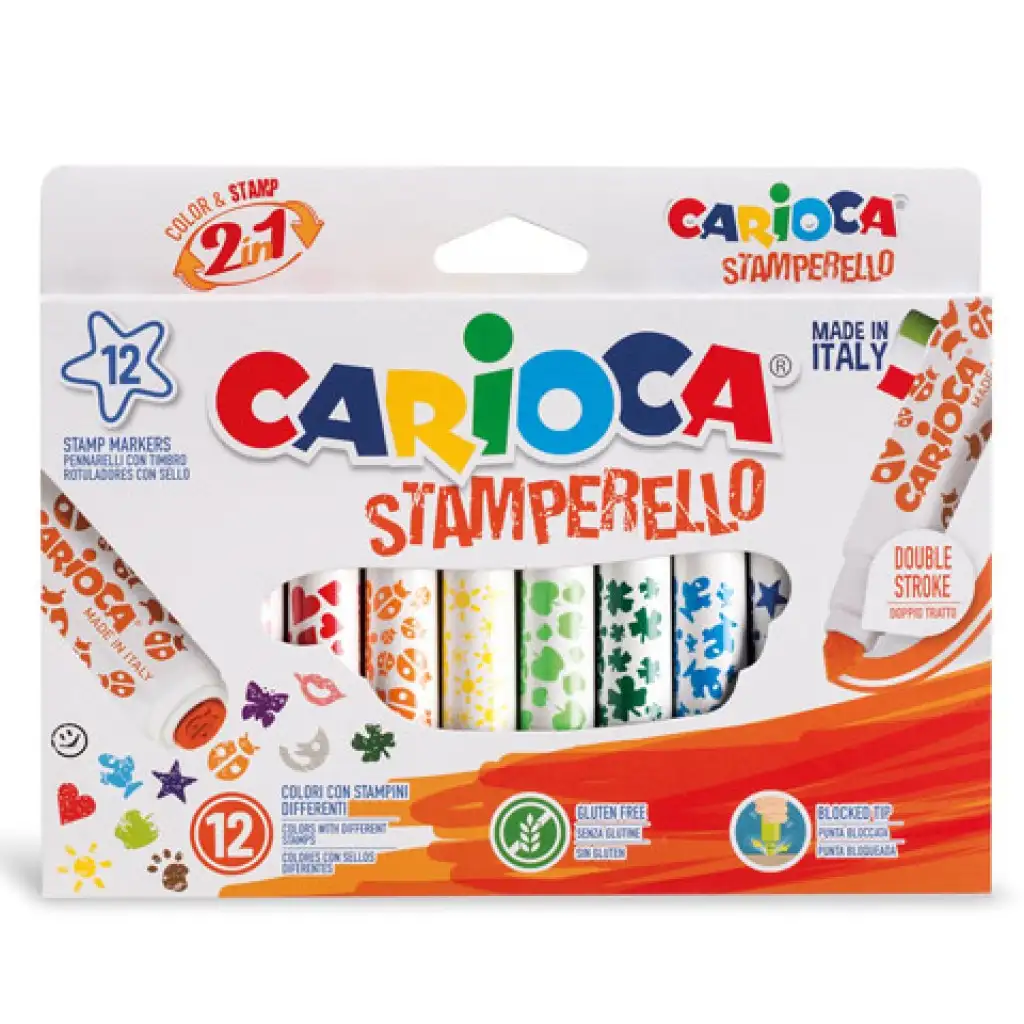 Комплект маркери 12бр - Carioca изображение 2