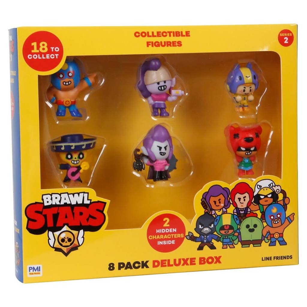 Комплект мини фигурки Brawl Stars в кутия 8бр изображение 2