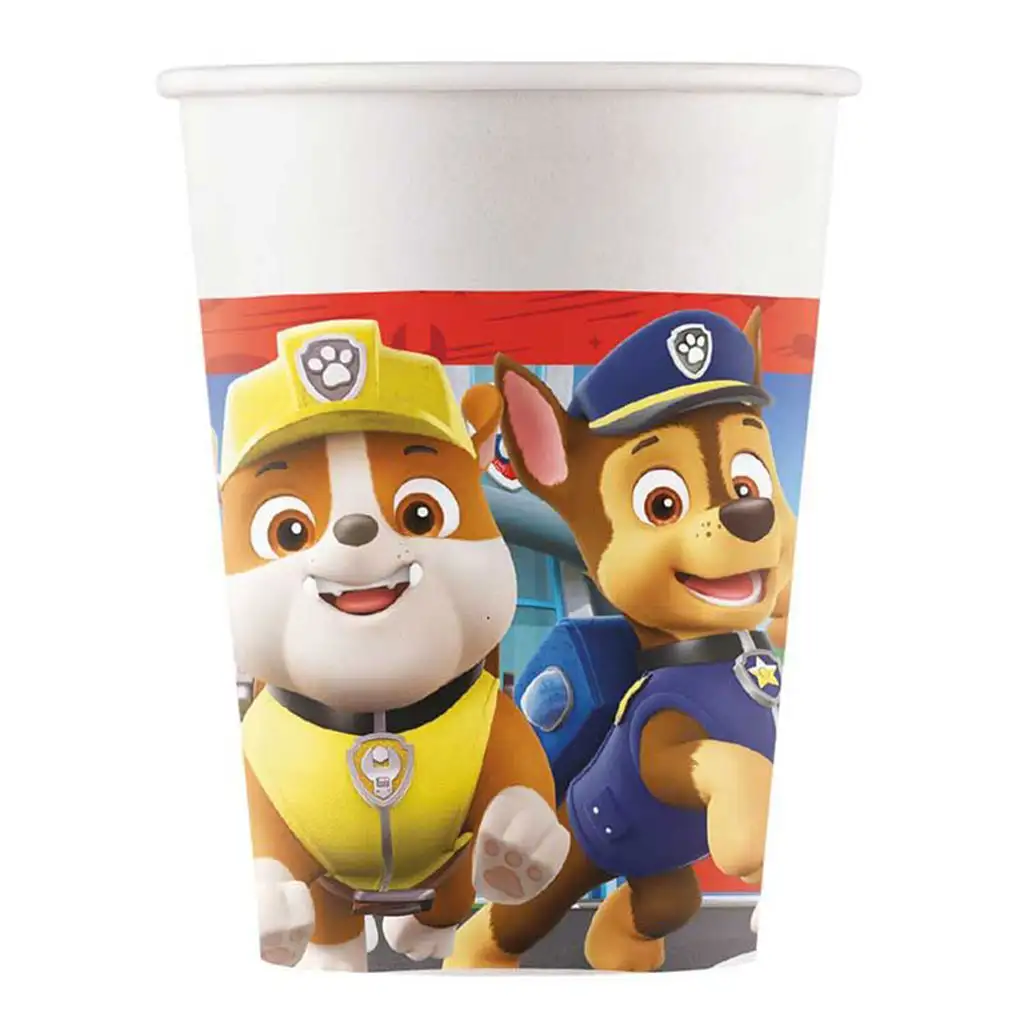 Комплект от 8 хартиени чаши Paw Patrol 200ml изображение 1