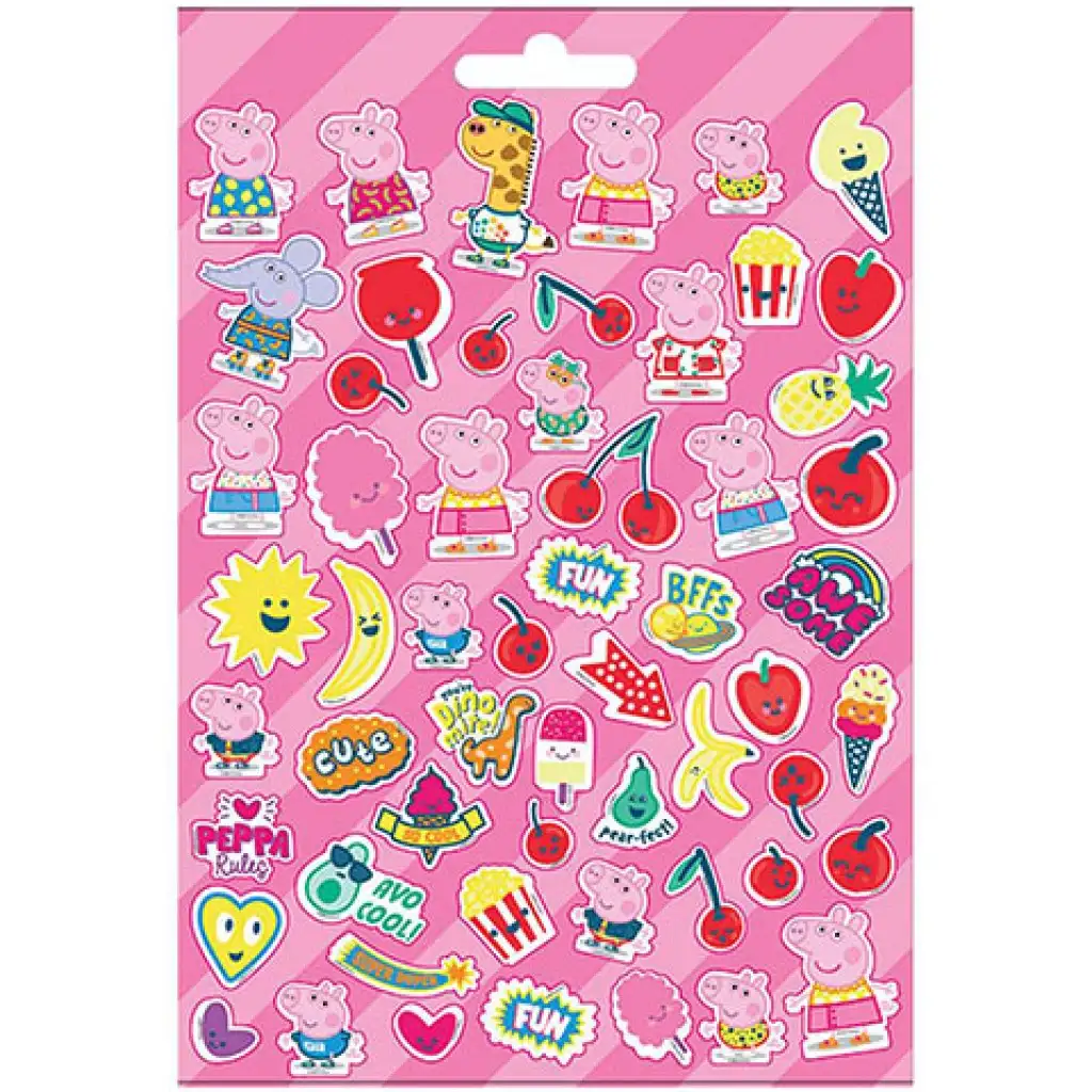 Комплект стикери Peppa Pig 300бр изображение 2
