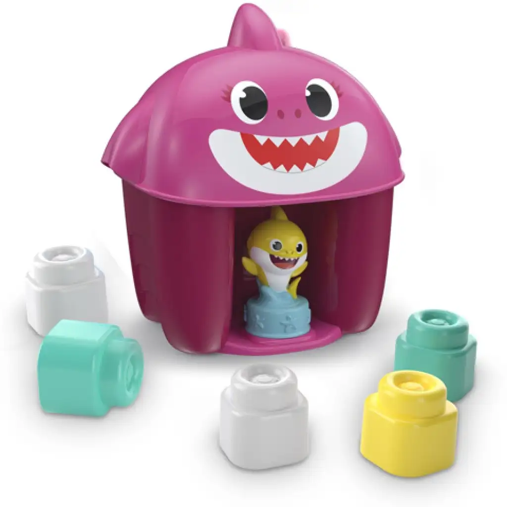 Комплект строителни блокчета Baby Shark с фигурка в различни варианти - Clementoni изображение 2