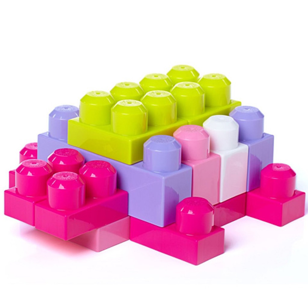 Комплект строителни блокчета за момичета 60бр. - Mega Bloks изображение 2