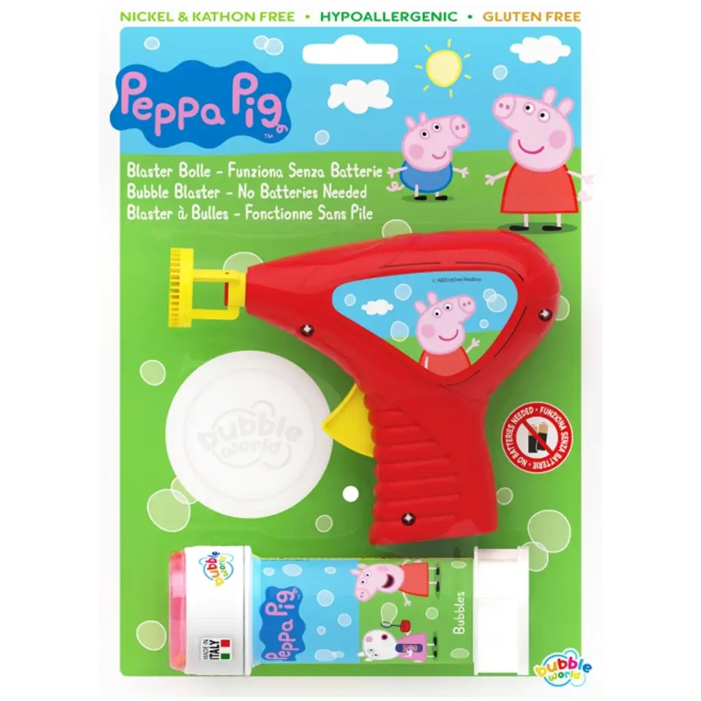 Комплект за пистолет за мехурчета Peppa Pig изображение 1