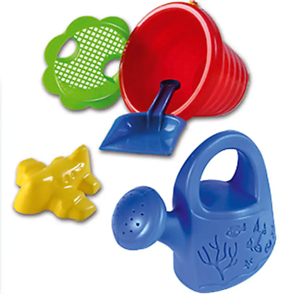 Комплект за пясъчник с вълнообразна кофа 5 части - D-Toys изображение 1
