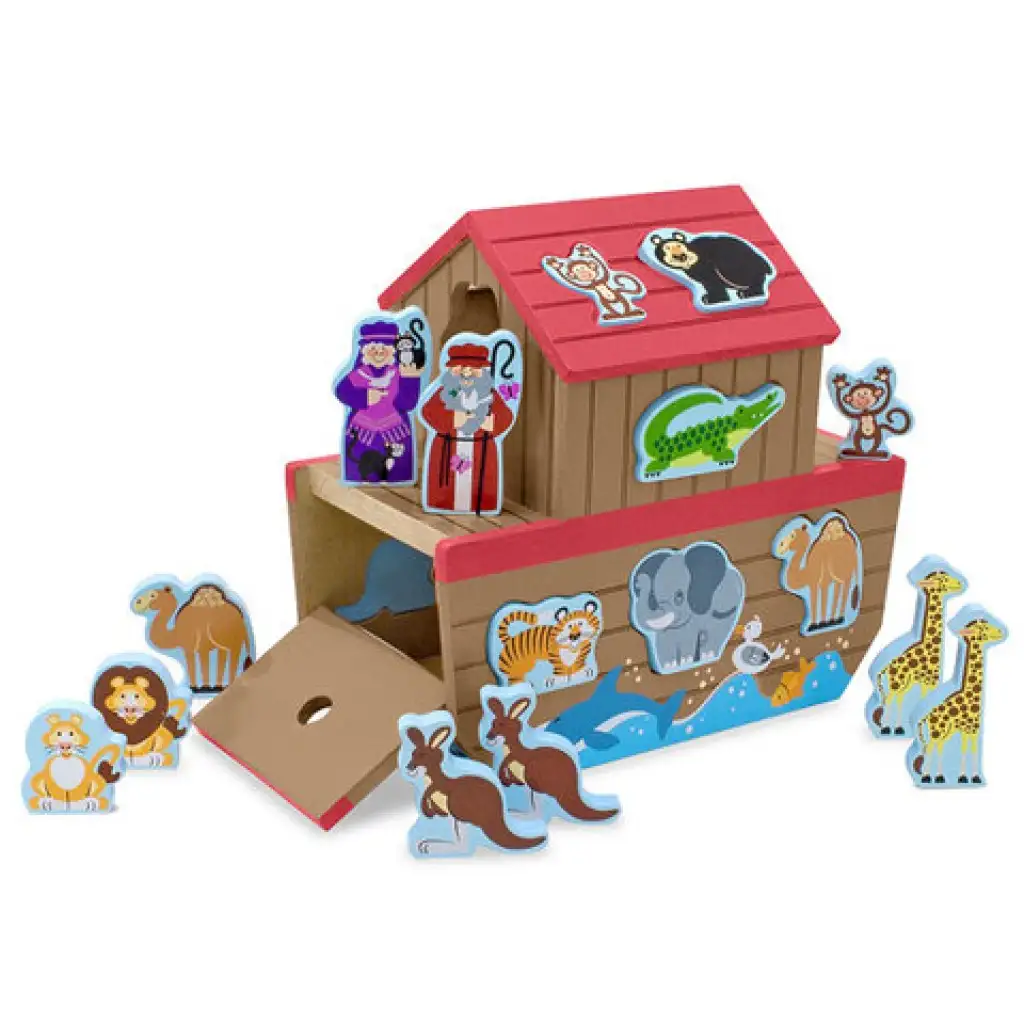Корабът на Ной форма-съответстваща игра - Melissa & Doug изображение 2