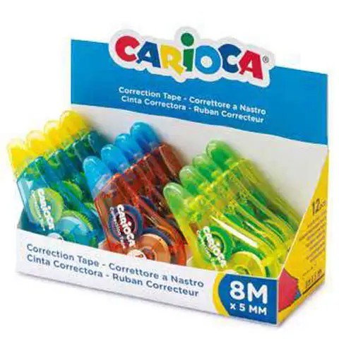 Коректорен ролер 8mx5mm в различни варианти - Carioca изображение 1