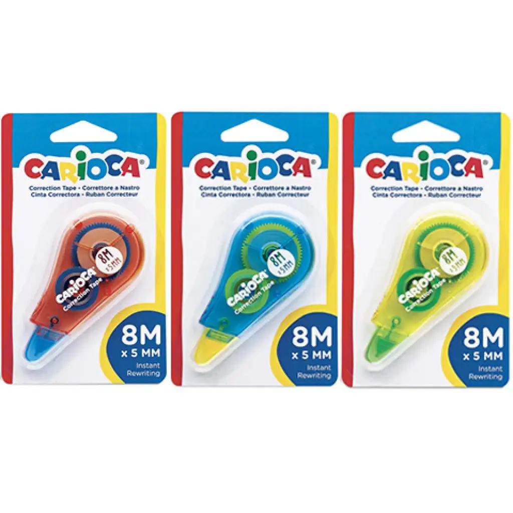Коректорен ролер 8mx5mm в три варианта - Carioca изображение 1
