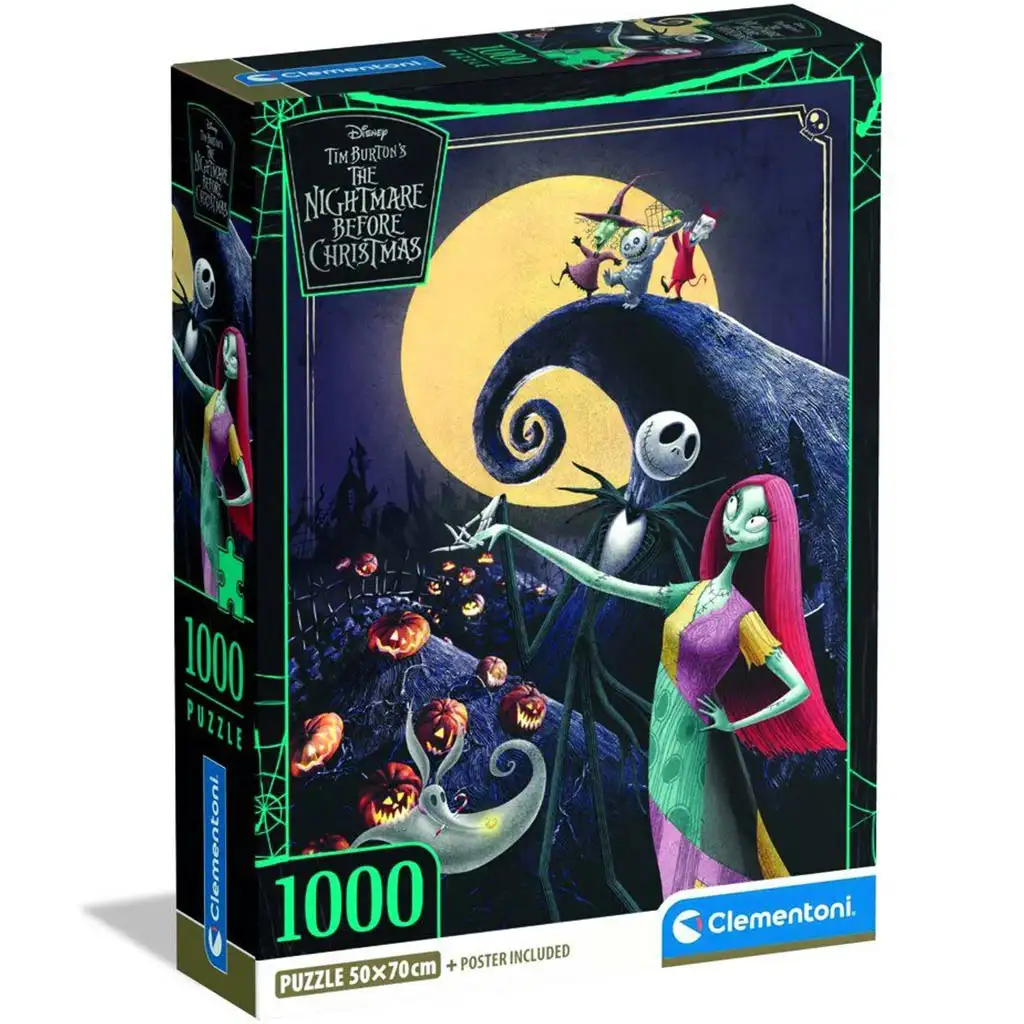 Кошмар преди Коледа 1000 части пъзел - Clementoni изображение 1