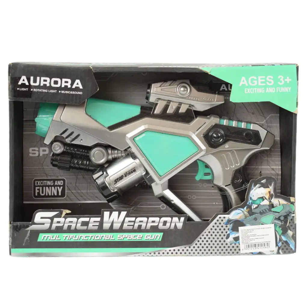 Космическо оръжие: Aurora космическо оръжие със светлина и звук 28см изображение 7
