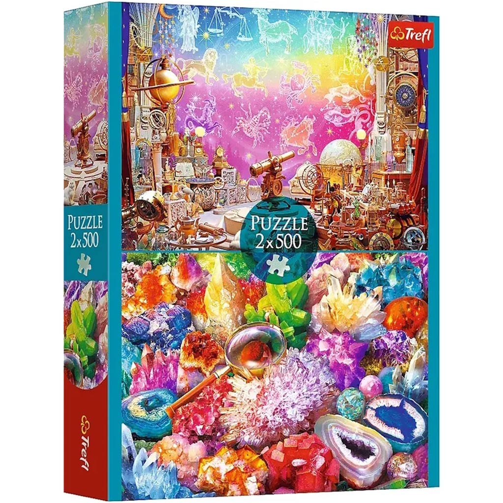 Космос и Кристали 2x500бр. пъзел - Trefl изображение 1