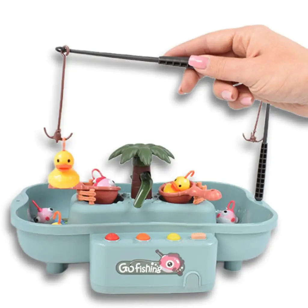 Кой е по-добрият риболовец? електрическа игра с риболов с воден циклон и звук в два варианта изображение 2