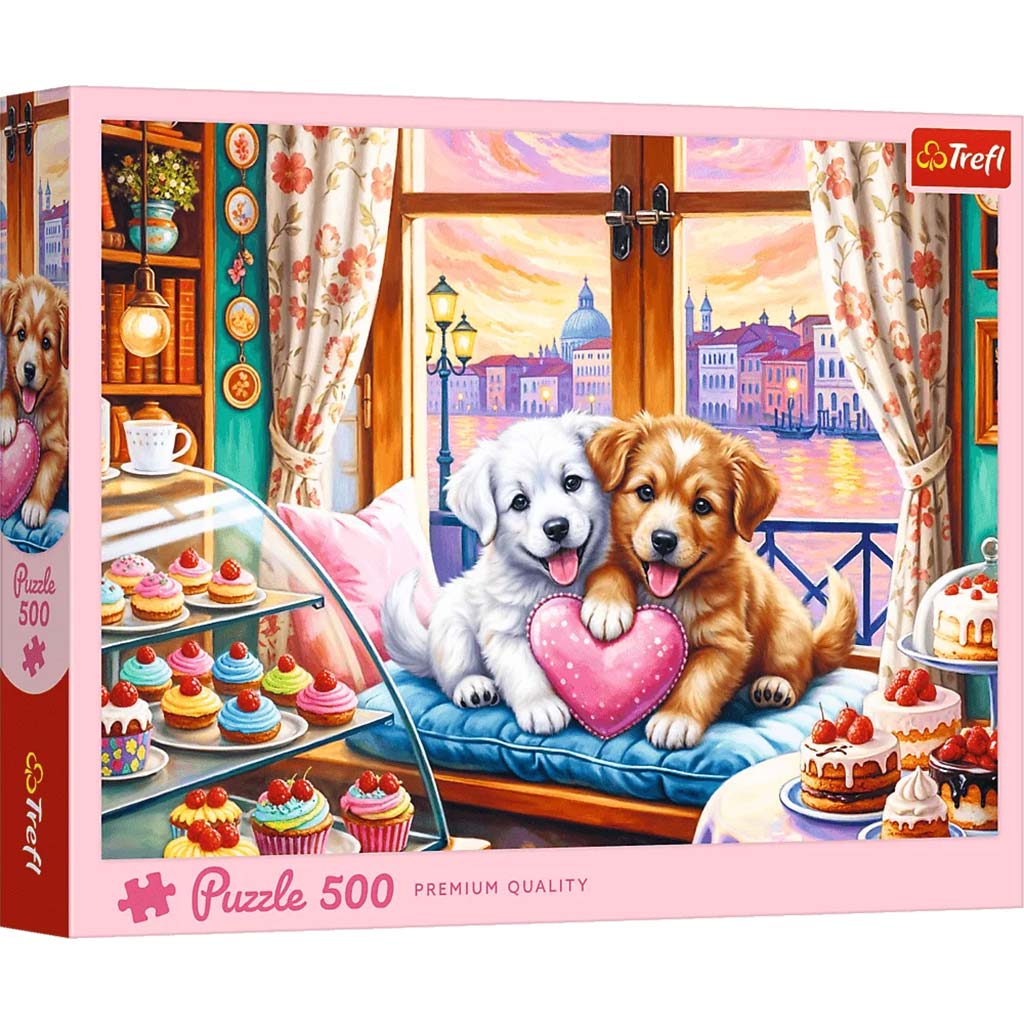 Кученце любов Premium Quality 500 части пъзел – Trefl изображение 1