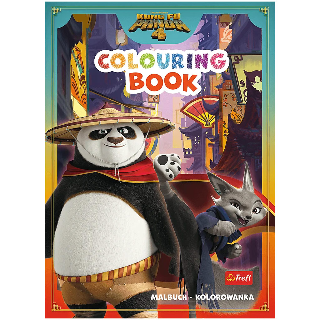 Kung Fu Panda оцветяваща книга - Trefl изображение 1