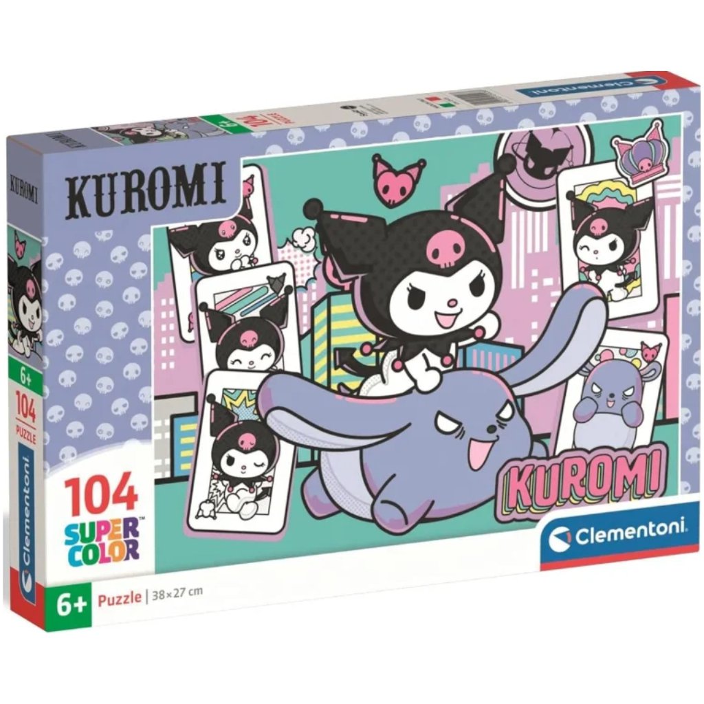Kuromi Super Color пъзел 104 бр. - Clementoni изображение 1